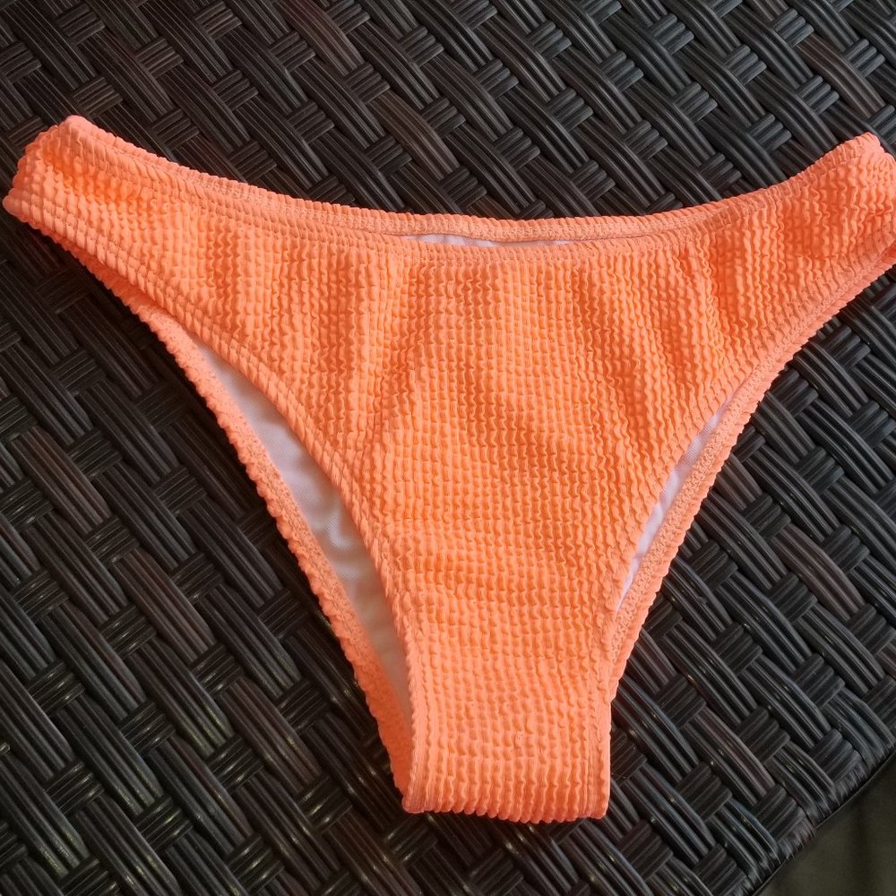 Medium neon orange bikini bottom NEW